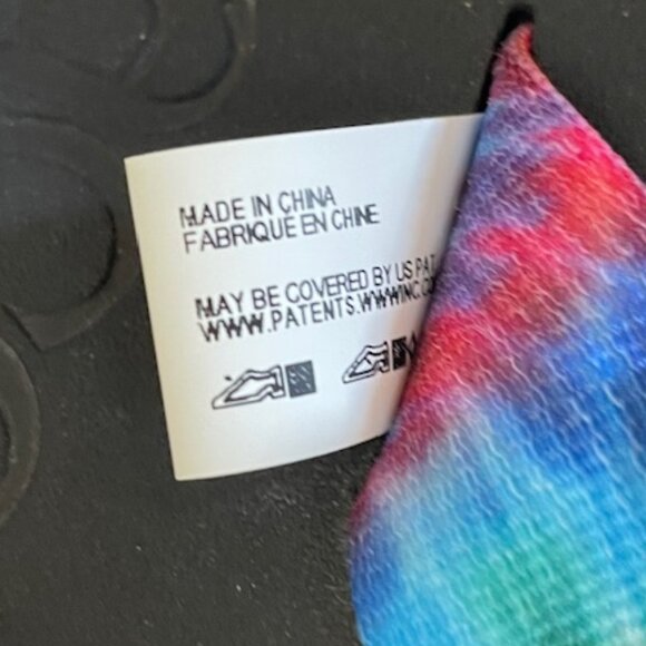 CHACO Chillos Flip Flop Dark Tie Dye Noir 8 M - Picture 16 of 16